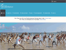 Tablet Screenshot of nationalwaterdance.org